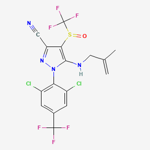 molecular formula C16H10Cl2F6N4OS B607467 Flufiprole CAS No. 704886-18-0