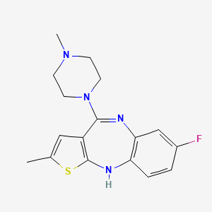 molecular formula C17H19FN4S B607469 Flumezapine CAS No. 61325-80-2