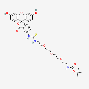 Fluorescein-PEG3-(N-Boc)-Amine