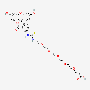 molecular formula C34H38N2O12S B607477 Fluorescein-PEG5-Acid CAS No. 2183440-40-4