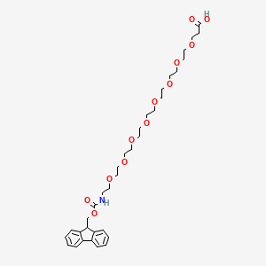 molecular formula C34H49NO12 B607495 Fmoc-NH-PEG8-CH2CH2COOH CAS No. 756526-02-0