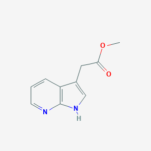 molecular formula C10H10N2O2 B060751 Methyl 2-(1H-pyrrolo[2,3-b]pyridin-3-yl)acetate CAS No. 169030-84-6