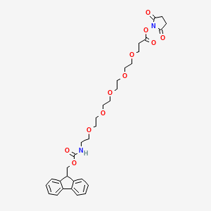 molecular formula C32H40N2O11 B607516 Fmoc-PEG5-NHS酯 CAS No. 1402080-11-8