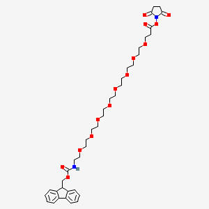molecular formula C38H52N2O14 B607518 Fmoc-PEG8-NHS ester CAS No. 1334170-03-4