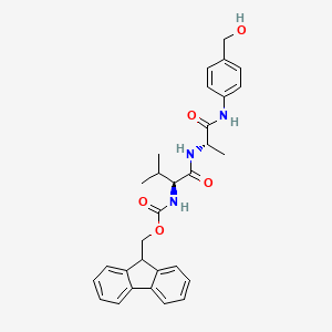 molecular formula C30H33N3O5 B607519 Fmoc-Val-Ala-PAB CAS No. 1394238-91-5