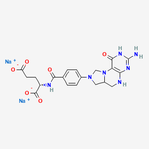 molecular formula C20H21N7Na2O6 B607529 Folitixorin sodium CAS No. 133978-76-4