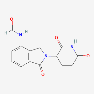 molecular formula C14H13N3O4 B607531 N-Formyl-lenalidomide CAS No. 2197414-56-3
