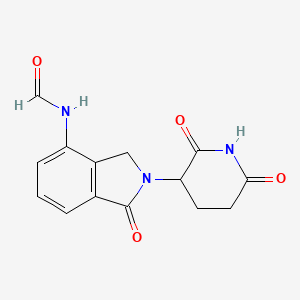 molecular formula C14H13N3O4 B607531 Formyl Lenalidomide CAS No. 2197414-56-3