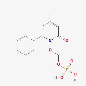 molecular formula C13H20NO6P B607534 Fosciclopirox CAS No. 1380539-06-9