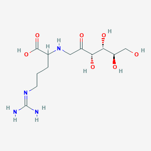 ((3S,4R,5R)-3,4,5,6-tetrahydroxy-2-oxohexyl)arginine