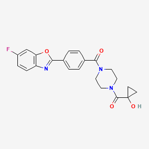 molecular formula C22H20FN3O4 B607559 FT113 