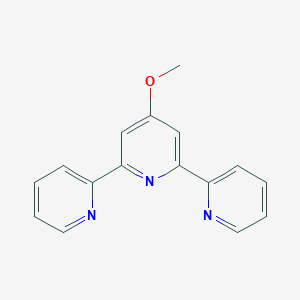 molecular formula C16H13N3O B060756 4-Methoxy-2,6-bis(pyridin-2-yl)pyridine CAS No. 181866-50-2