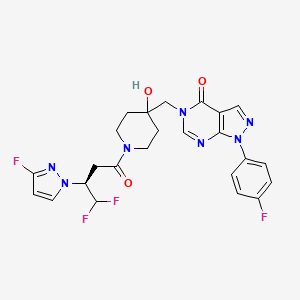 molecular formula C24H23F4N7O3 B607560 FT671 CAS No. 1959551-26-8