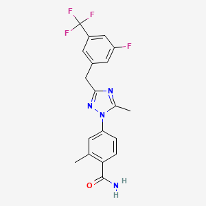 molecular formula C19H16F4N4O B607562 Ftbmt CAS No. 1358575-02-6