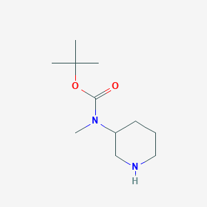 molecular formula C11H22N2O2 B060757 tert-Butyl Methyl(piperidin-3-yl)carbamate CAS No. 172478-01-2