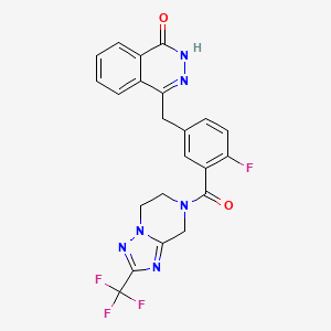 molecular formula C22H16F4N6O2 B607573 Fluzoparib CAS No. 1358715-18-0
