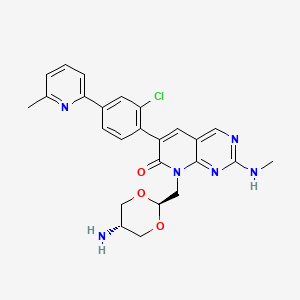 molecular formula C25H25ClN6O3 B607583 G-5555 