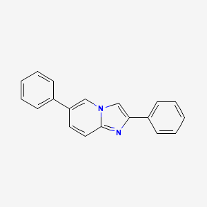 molecular formula C19H14N2 B607586 2,6-Diphenylimidazo[1,2-a]pyridine CAS No. 851053-64-0