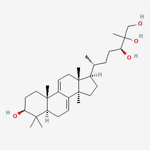 molecular formula C30H50O4 B607597 灵芝醇 A CAS No. 106518-61-0