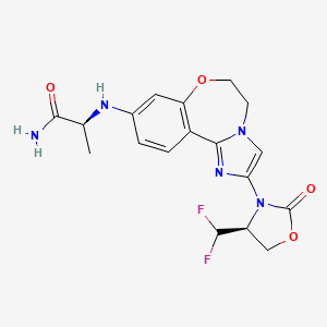 molecular formula C18H19F2N5O4 B607613 Gdc-0077 CAS No. 2060571-02-8