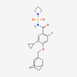 molecular formula C24H31FN2O4S B607615 GDC-0276 CAS No. 1494581-70-2