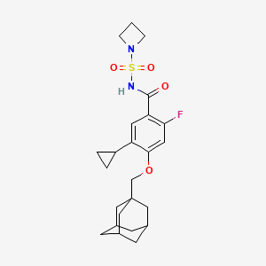 molecular formula C24H31FN2O4S B607615 GDC0276 CAS No. 1494581-70-2