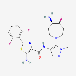 molecular formula C20H22F3N7OS B607617 GDC-0339 CAS No. 1428569-85-0