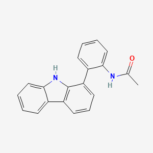 molecular formula C20H16N2O B607624 N-(2-(9H-Carbazol-1-yl)phenyl)acetamide CAS No. 2143475-98-1