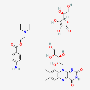 molecular formula C36H48N6O14 B607629 Gerioptil CAS No. 8054-74-8