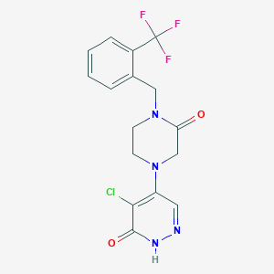 molecular formula C16H14ClF3N4O2 B607630 GFB-8438 CAS No. 2304549-73-1