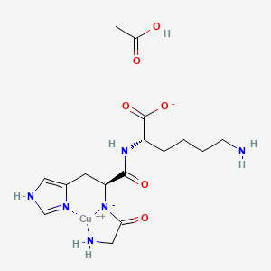 molecular formula C16H26CuN6O6 B607632 GHK-Cu acetate CAS No. 300801-03-0