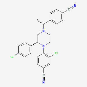 molecular formula C26H22Cl2N4 B607639 Giminabant CAS No. 890033-57-5