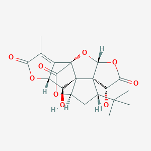 molecular formula C20H22O9 B607640 ginkgolide K CAS No. 153355-70-5