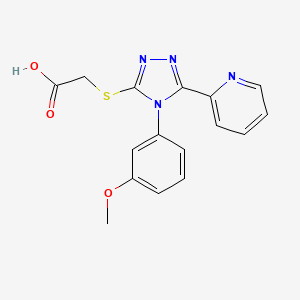 molecular formula C16H14N4O3S B607643 GJ-103 free acid CAS No. 1459687-89-8