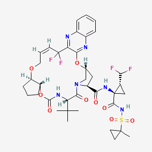 molecular formula C38H46F4N6O9S B607649 Glecaprevir CAS No. 1365970-03-1