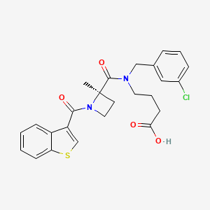 molecular formula C25H25ClN2O4S B607655 (S)-GLPG0974 CAS No. 1391076-61-1