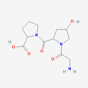 molecular formula C12H19N3O5 B607668 Glycyl-hydroxyprolyl-proline CAS No. 22028-82-6
