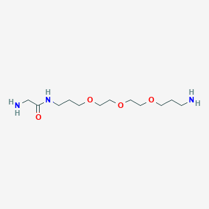 molecular formula C12H27N3O4 B607670 Gly-PEG3-amine 