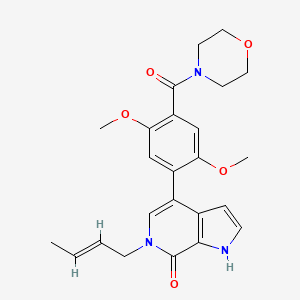 molecular formula C24H27N3O5 B607685 GNE-375 CAS No. 1926989-06-1