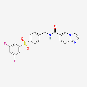 molecular formula C21H15F2N3O3S B607690 GNE-617 