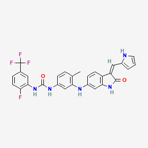 molecular formula C28H21F4N5O2 B607706 GNF-5837 CAS No. 1033769-28-6