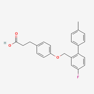 molecular formula C23H21FO3 B607721 TUG 891 