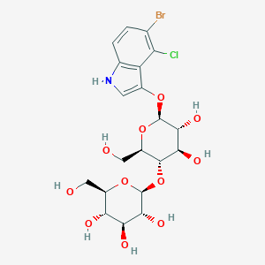molecular formula C20H25BrClNO11 B060773 5-Bromo-4-chloro-3-indolyl beta-D-cellobioside CAS No. 177966-52-8