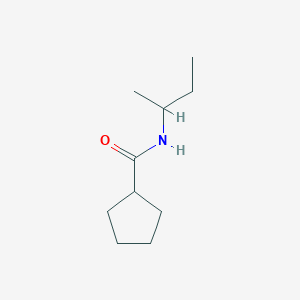 molecular formula C10H19NO B6077337 N-butan-2-ylcyclopentanecarboxamide 