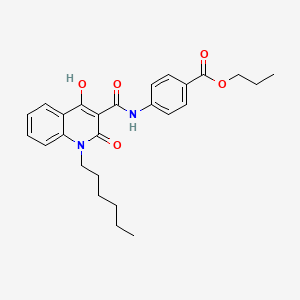 molecular formula C26H30N2O5 B607749 GSA-10 CAS No. 300833-95-8