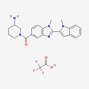 molecular formula C25H26F3N5O3 B607755 GSK121 CAS No. 1652591-80-4