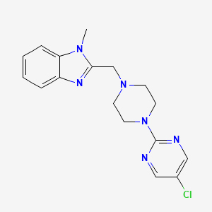 molecular formula C17H19ClN6 B607763 Unii-5H2QQ669K9 CAS No. 1207197-70-3