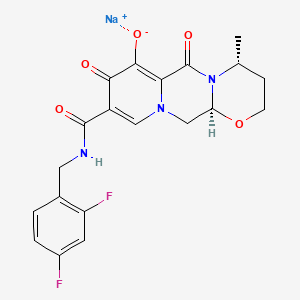 molecular formula C20H18F2N3NaO5 B607764 Dolutegravir Sodium CAS No. 1051375-19-9