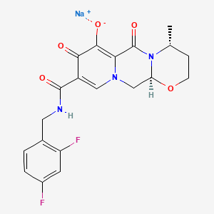 molecular formula C20H18F2N3NaO5 B607764 Dolutegravir sodium CAS No. 1051375-19-9