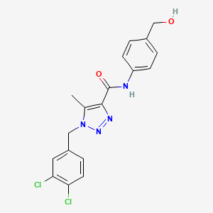 molecular formula C18H16Cl2N4O2 B607772 GSK1940029 